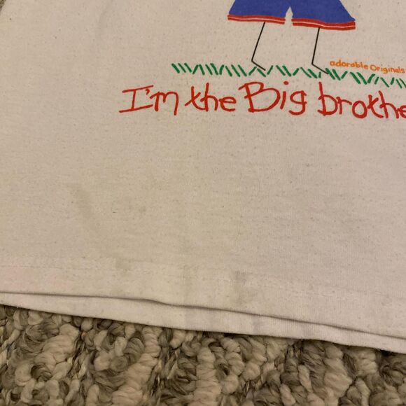 90s 00s “I’m the big brother” kids tee - Picture 4 of 7